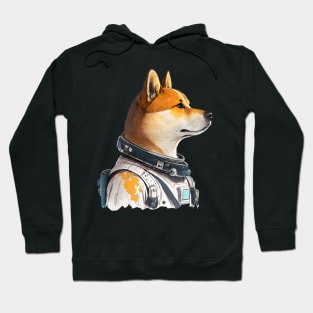 Shiba inu in a Spacesuit Hoodie